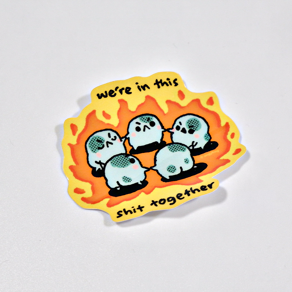 in this together - sticker
