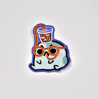 coffee head - sticker