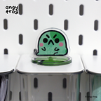 Sitting frog standee