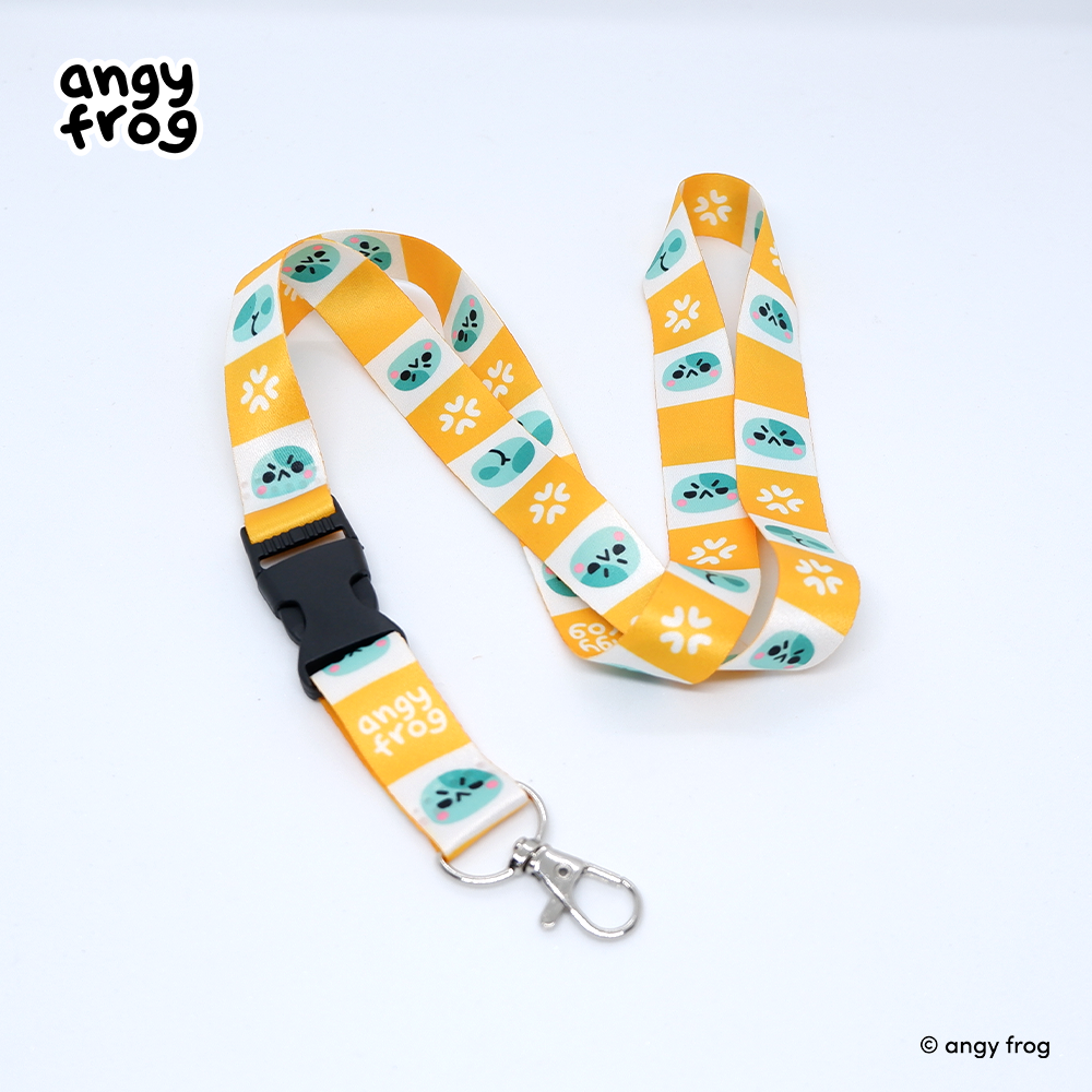 angyfrog pattern lanyard