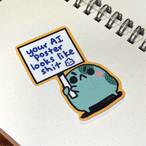 ai poster - sticker
