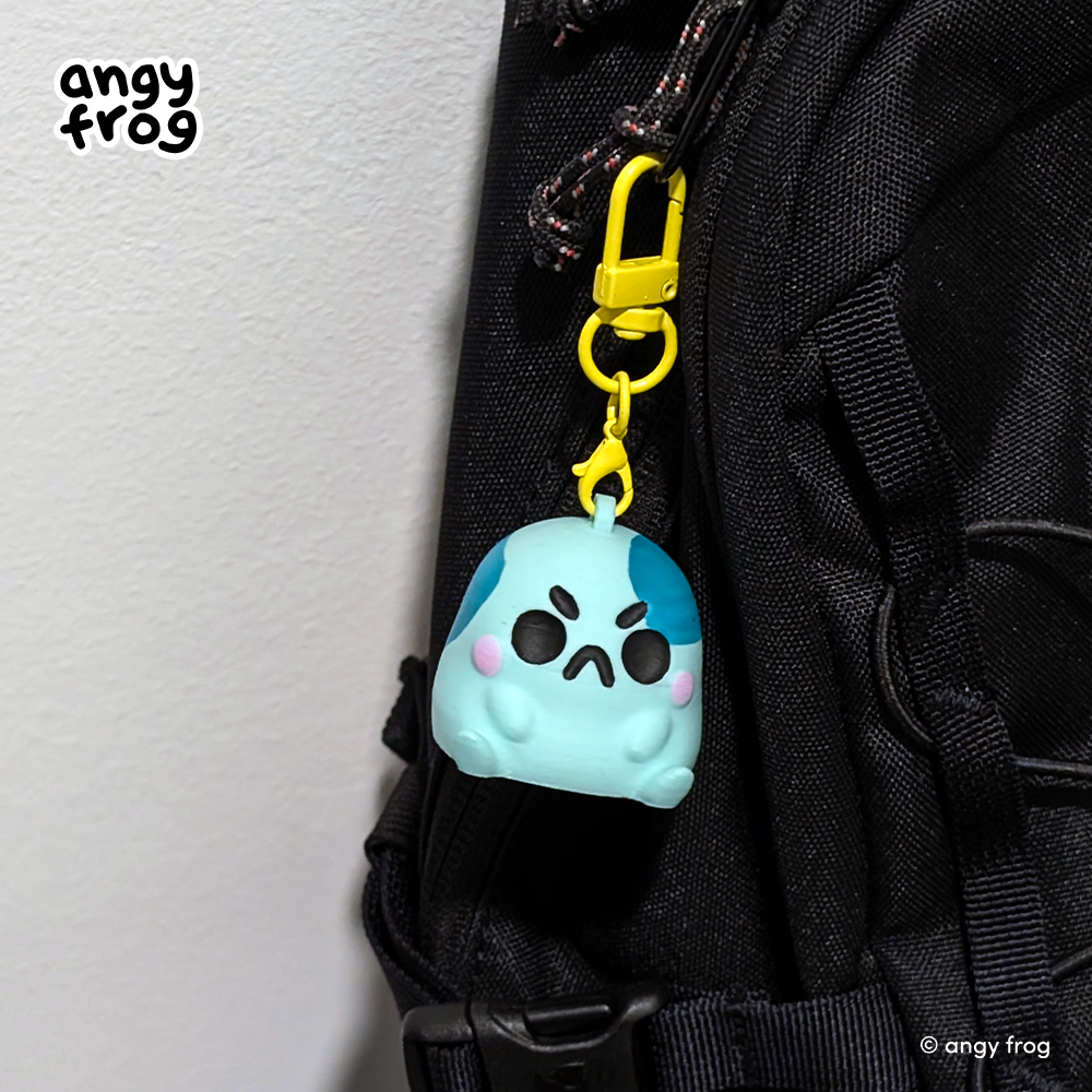 angyfrog 3D printed keychain