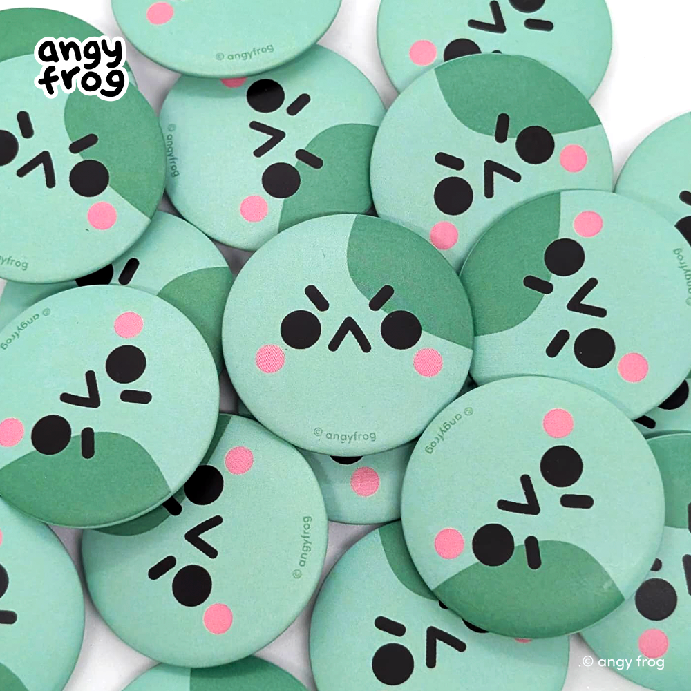 angyfrog mini buttons set