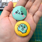 angyfrog mini buttons set