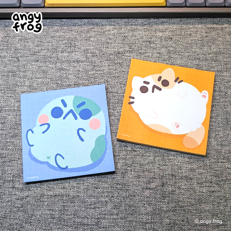 Angyfrog / Angycat memopad