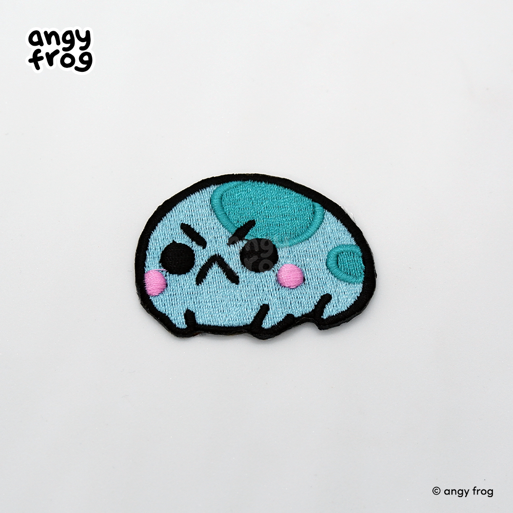 angyfrog embroidered patches