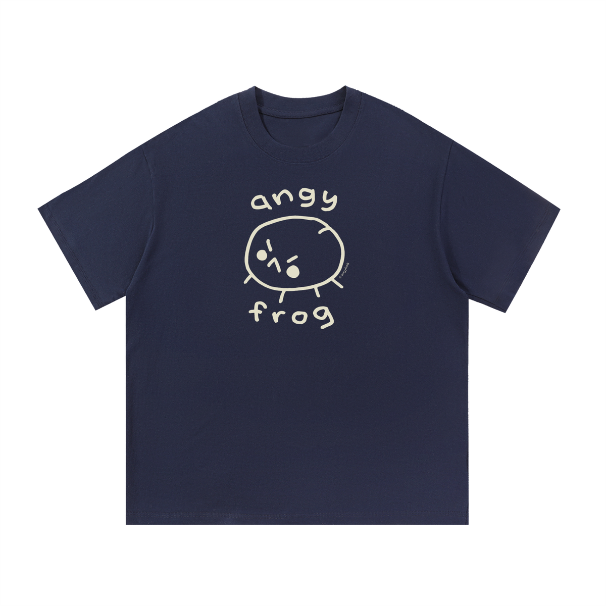 angyfrog doodle - cotton t-shirt