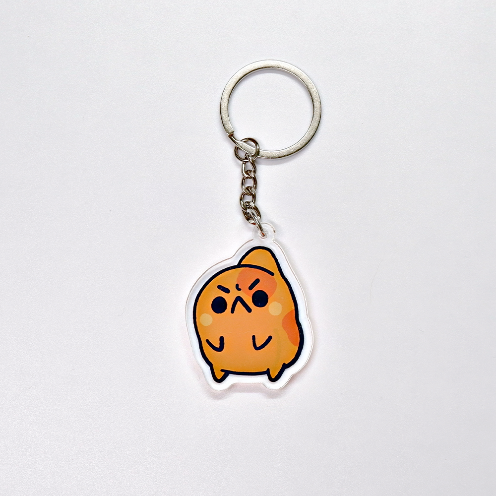 Hanging frogs keychain
