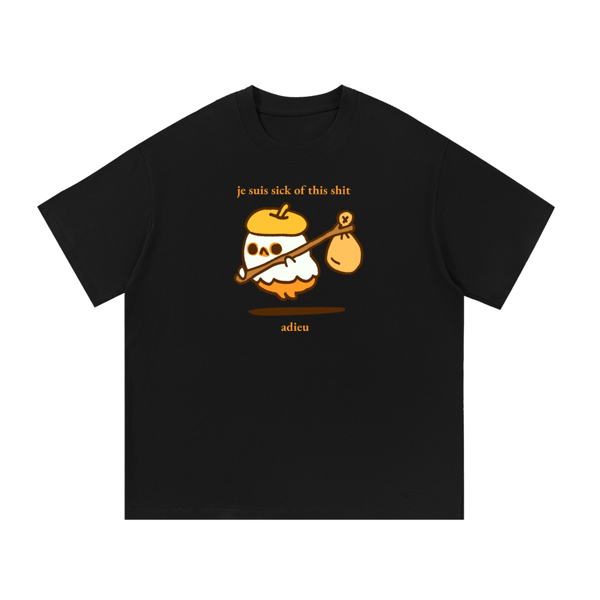 adieu - cotton t-shirt