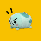 Angyfrog plush keychain
