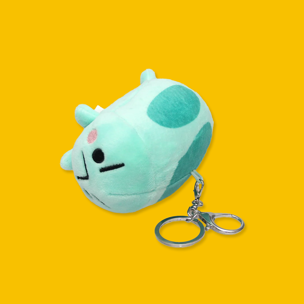 Angyfrog plush keychain