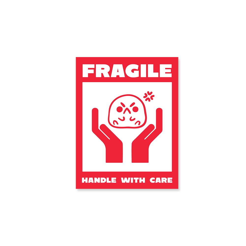 fragile - sticker