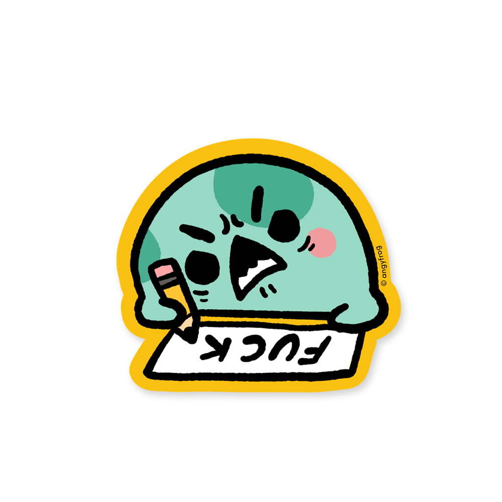 writing - sticker