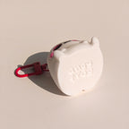 albino frog 3D printed keychain