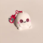 albino frog 3D printed keychain