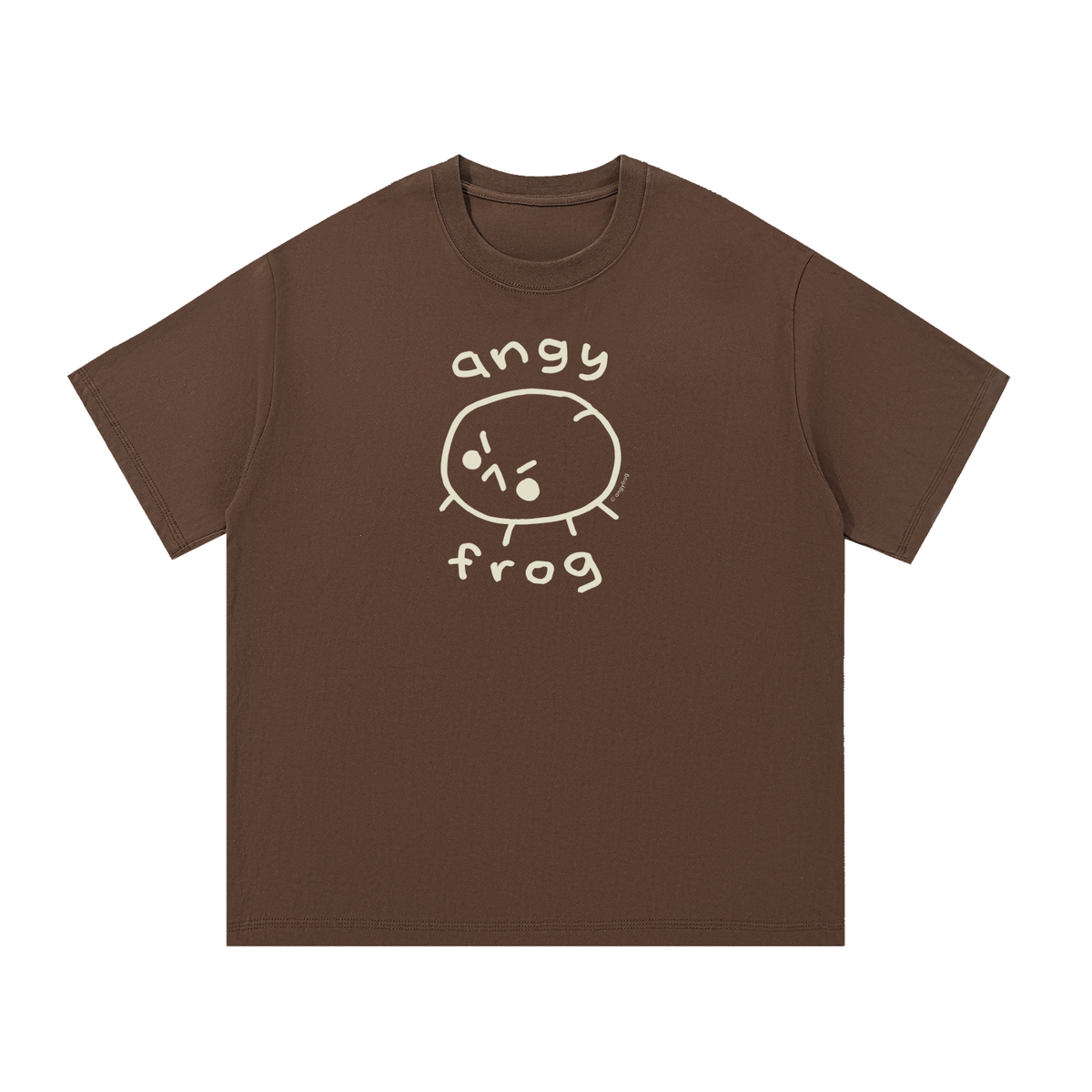 angyfrog doodle - cotton t-shirt