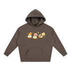 trick or treat - oversize fleeced hoodie