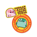 kata-kata abang lori jijik - sticker set